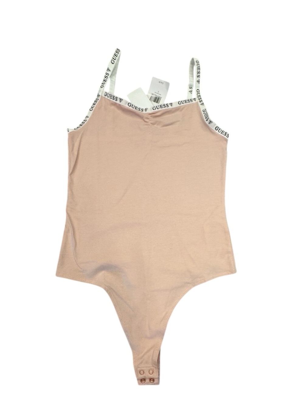 NWT Guess Blush Pink Logo-Trim Bodysuit